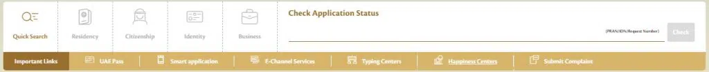 How to track emirates id status online via website